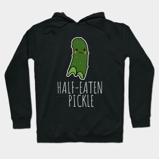 Half-Eaten Pickle Funny Hoodie